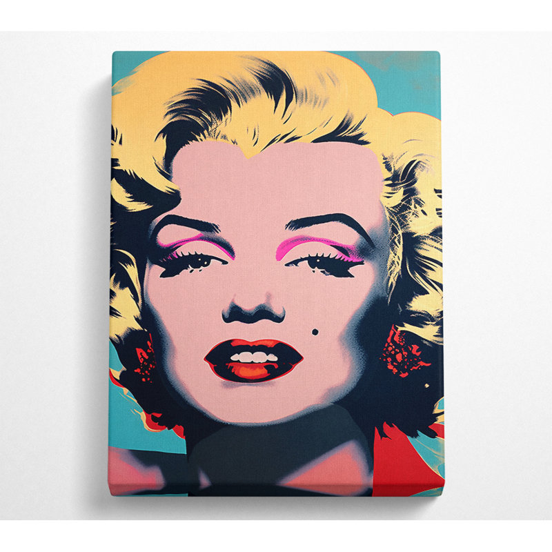 Marilyn Pop - Wrapped Canvas Print, 142.2cm H x 101.6cm W x 10cm D