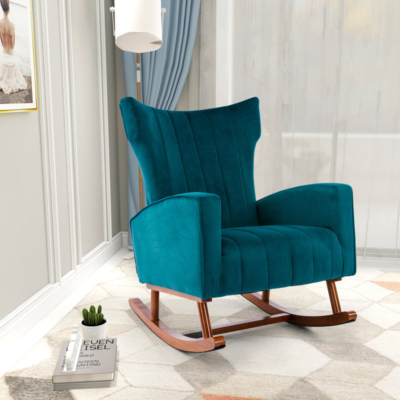 Chaise berçante Jevon, Sarcelle