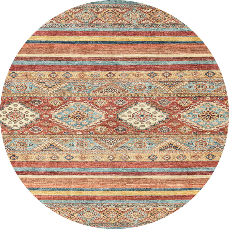 Tapis abstrait moderne 2399, Rond 8 pi