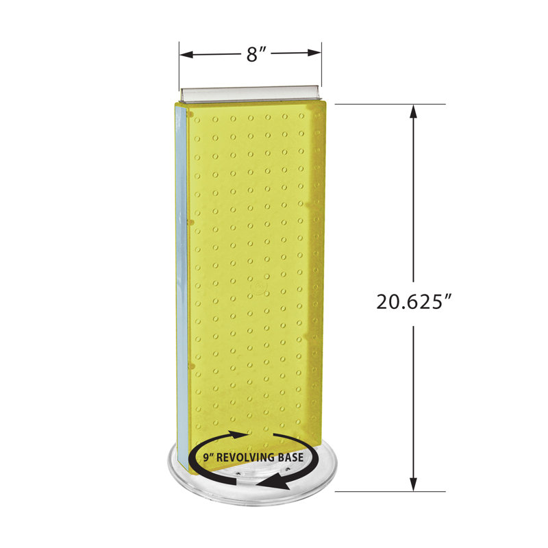 Plastique H 20,625 po x l 8 po avec 16 crochets inclus