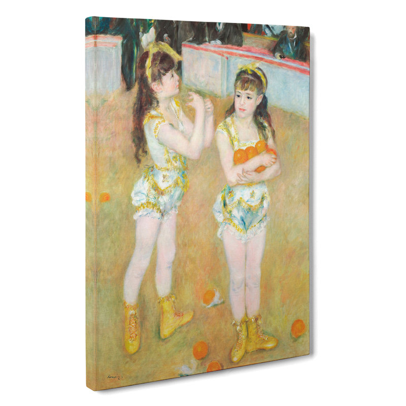 Acrobats At The Cirque Fernando by Pierre-Auguste Renoir - Wrapped Canvas, 50cm H x 35cm W x 3cm D