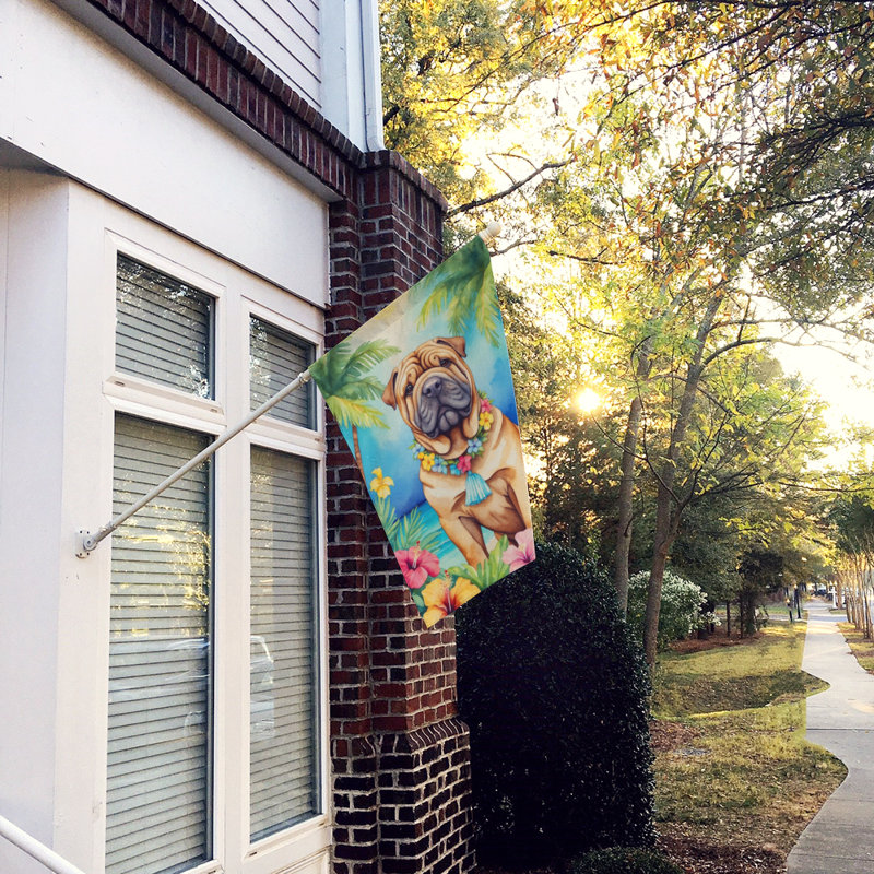 Drapeau pour animal à double face H 40 po x l 28 po