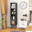 Armoire de rangement à 4 tablettes de 11,5 po de largeur Amelianna-862143113