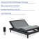 Massaging Zero Gravity Adjustable Bed with Wireless Remote