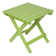 Table d'appoint pliante en bois Grandview Adirondack