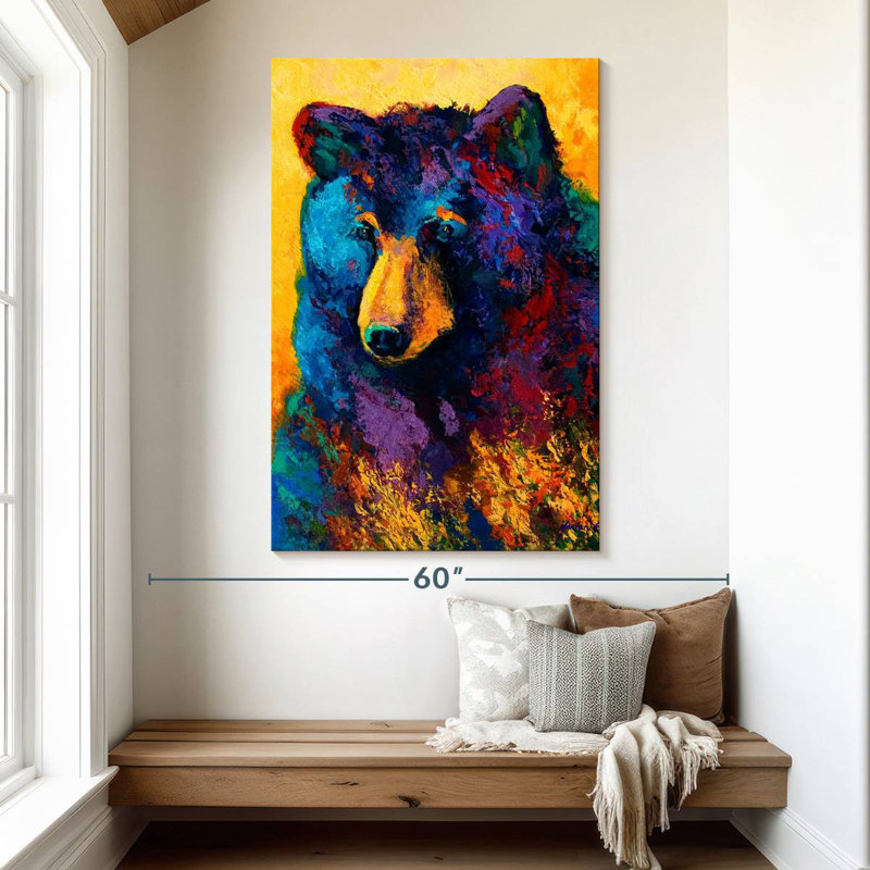 Brampt Bear Pause, 51" H x 34" W