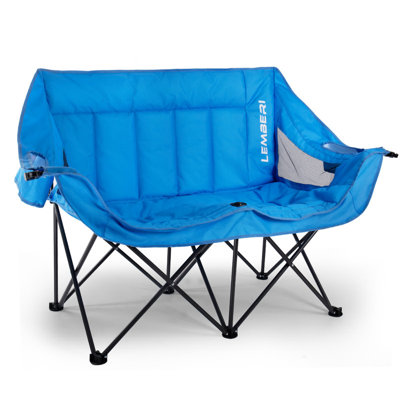 Outdoor Foldable Double Chair by Arlmont & Co.