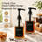 Food-Grade Clear Square Glass Liquid Dispensers