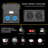 120V 1800W Electric Portable Induction Cooktop with 8 Preset Buttons