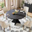 Extendable Solid Wood Base Dining Table-128552622