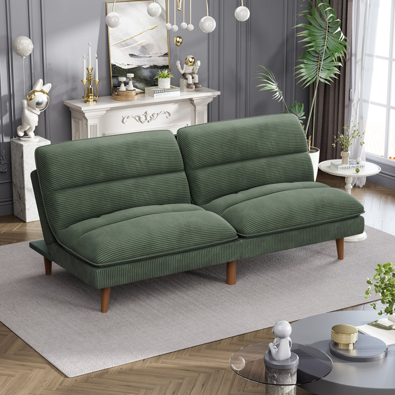 Futon Sofa Bed, Green