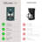 WILLOW 12 Cup Coffee Maker – Programmable Brewing Options with Timer, Beautiful Design, Glass Pot - GREEN-121935824