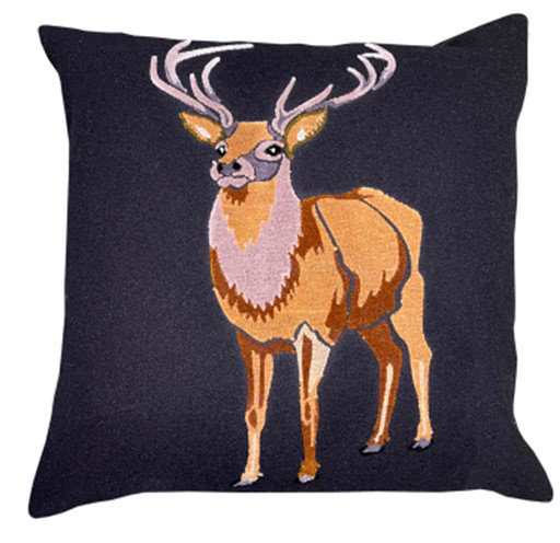Macfoy Abstract Orange Sqaure Cushion