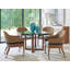 Palm Desert Dorian Woven Arm Chair With Casters-64803163