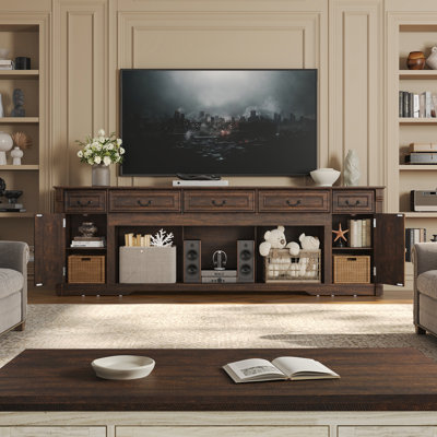 95" Farmhouse TV Stand for TV up to 100"