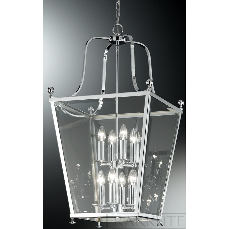Giono 8 - Light Lantern Pendant, Chrome