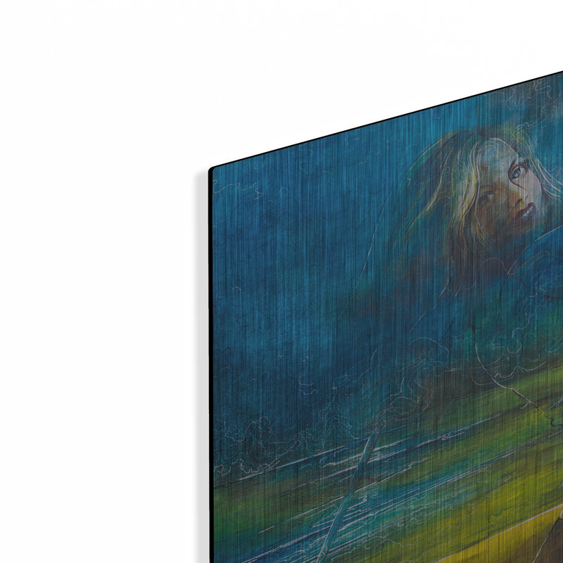 "Le golfeur II" par Samedin Asllani, H 12 po x l 12 po