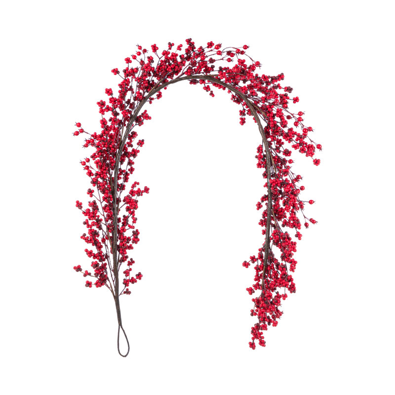 Guirlande 6 'Christmas Red Berries