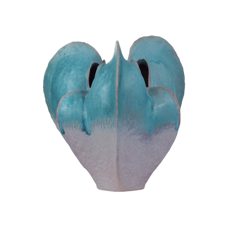 Free-Form Blue Vase