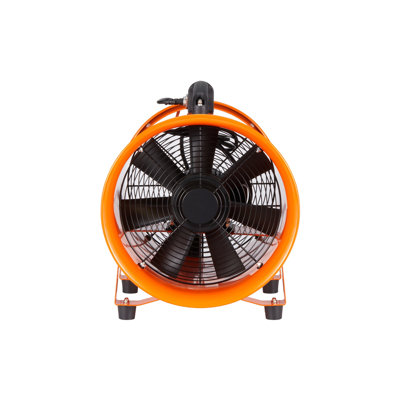 Ventilateur portatif robuste de 8 pouces avec tuyau de 33 pieds - souffleur d'extraction industriel de 1070 CFM pour la maison et l'atelier
