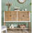 Light Luxury Large Capacity Multi-Functional Console Table