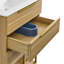 Carre 24" Bathroom Vanity In White Oak