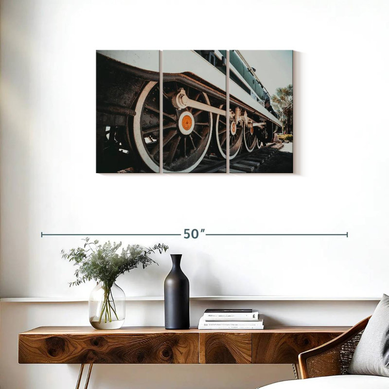 Mehar Old Train, 20" H x 33" W