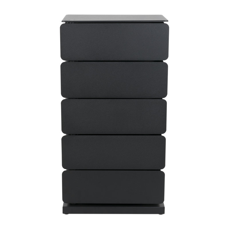Joey Metal 93.98cm W 5 - Drawer Chest of Drawers
