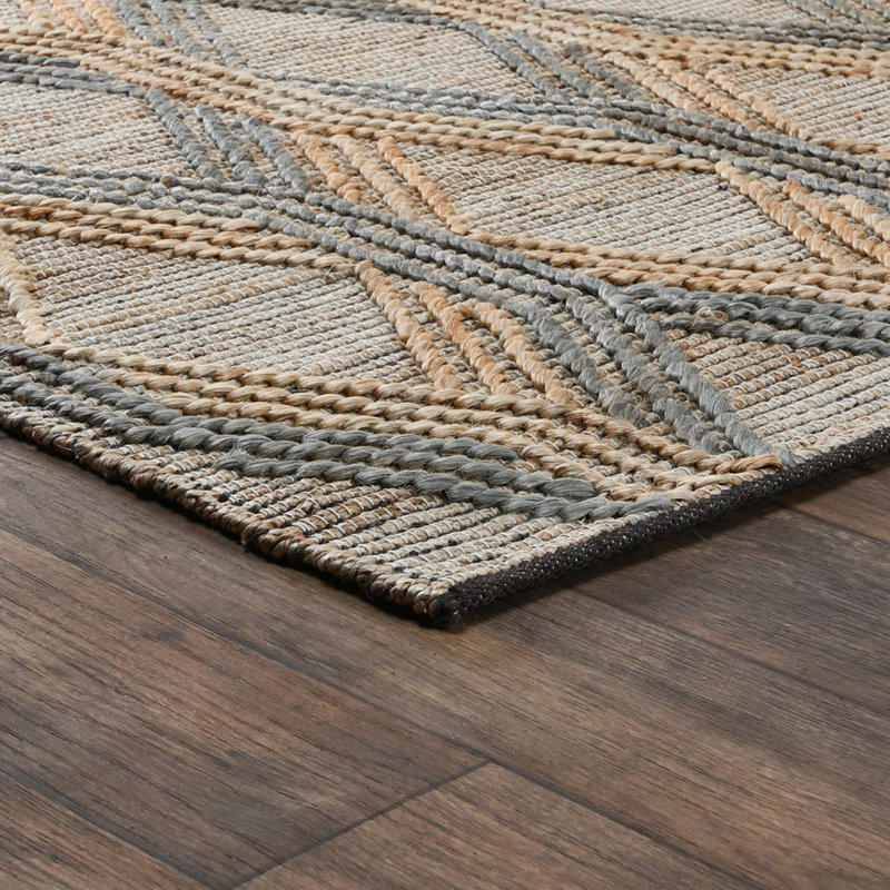 Geometric Indoor Rug, Rectangle 6' x 9'