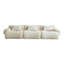 Canapé modulaire modulaire, canapé modulaire compressé, canapé de style minimaliste moderne, chambre à coucher, canapé compressé confortable - Design économe en espace - blanc-910470505-910470508-910470509