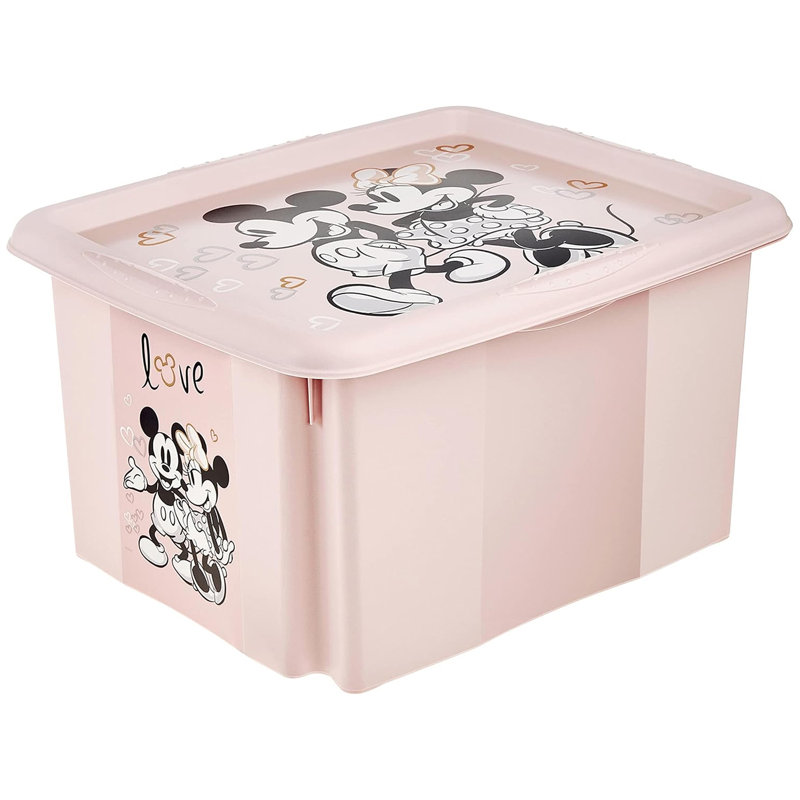 Keeeper Plastic Decorative Bin, Pink