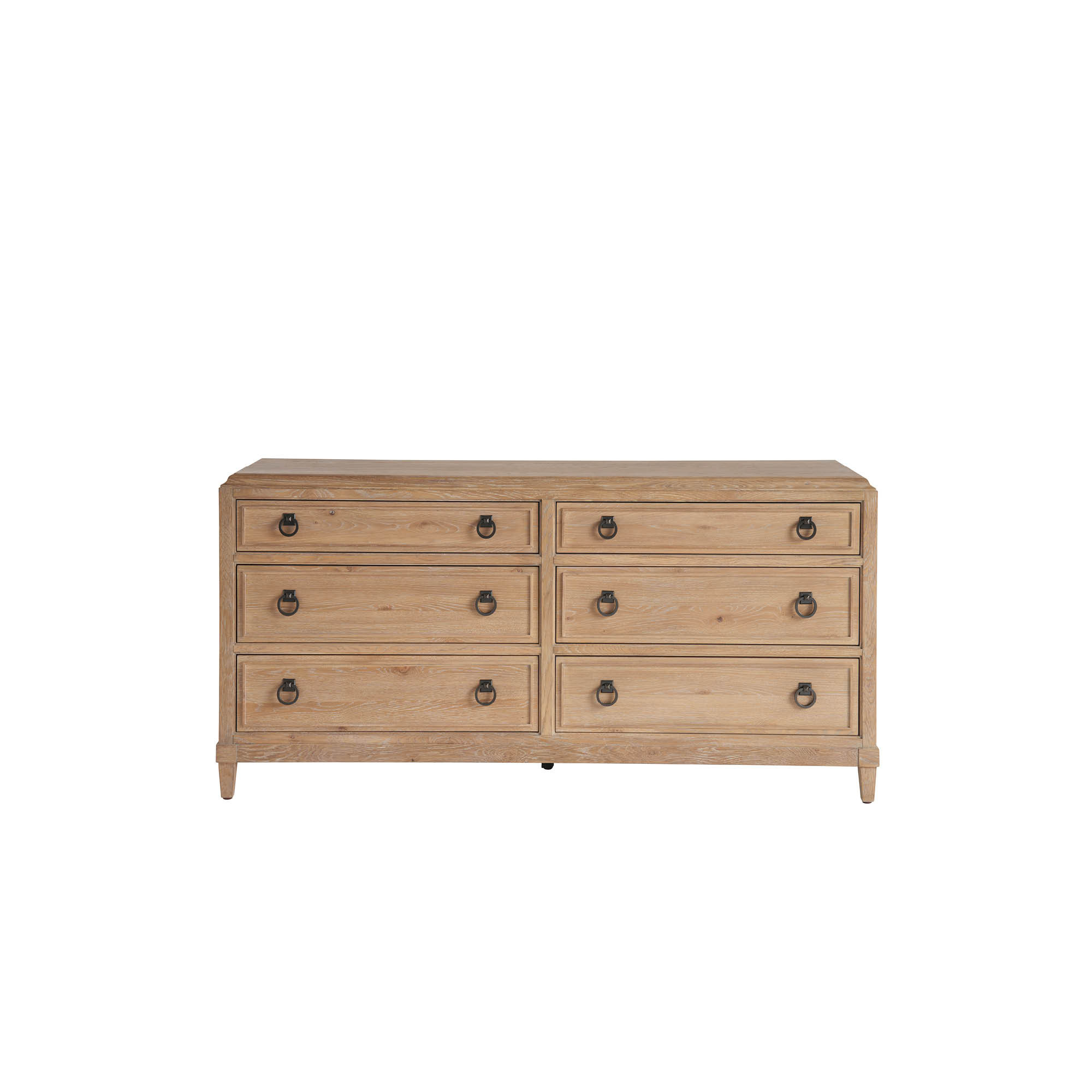 Hayes 6 Drawer Dresser, Tan