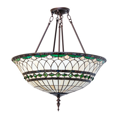 Plafonnier semi-encastré 24 po Tiffany