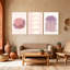 Ensemble de 3 reproductions d'art contemporain sur toile-46521481