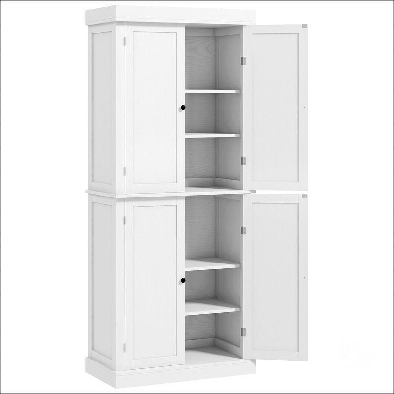 72.5" Freestanding Kitchen Pantry Cabinet