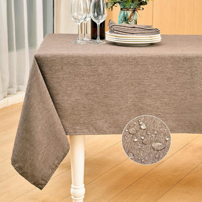 Nappe rectangulaire en lin ferme Farmhouse