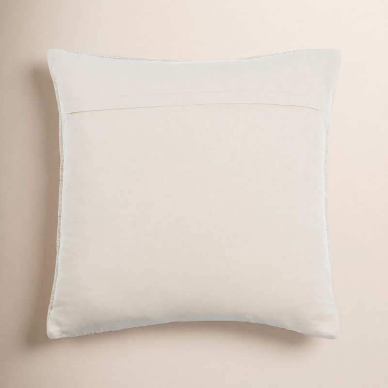 Osmund Geometric Throw Pillow, Brown, 18" x 18", Polyester/Polyfill