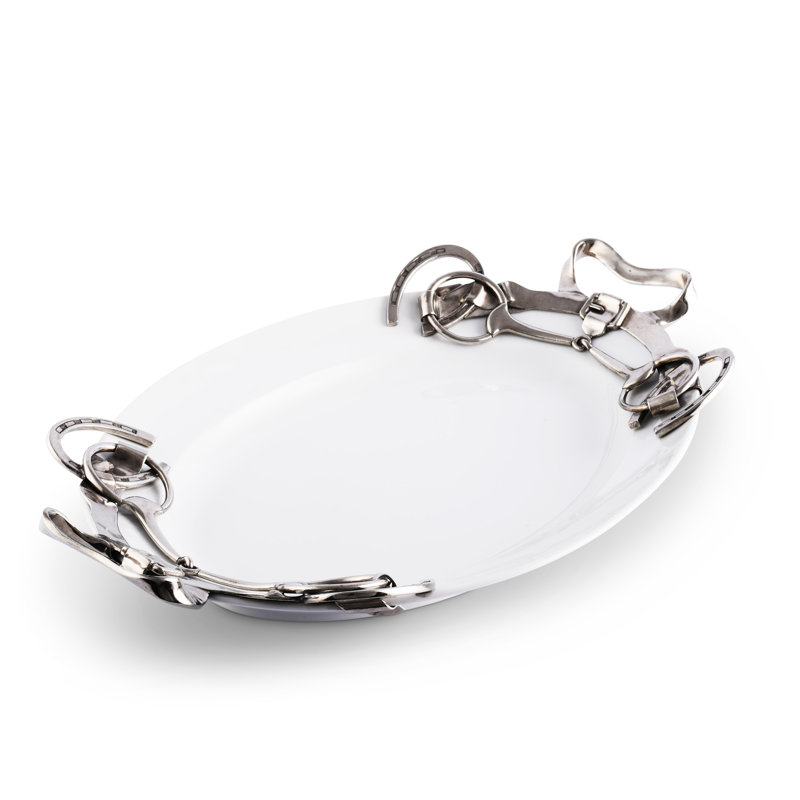 Equestrian Ceramic Decorative Tray
