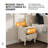Elegent Nightstand With 2 Drawers