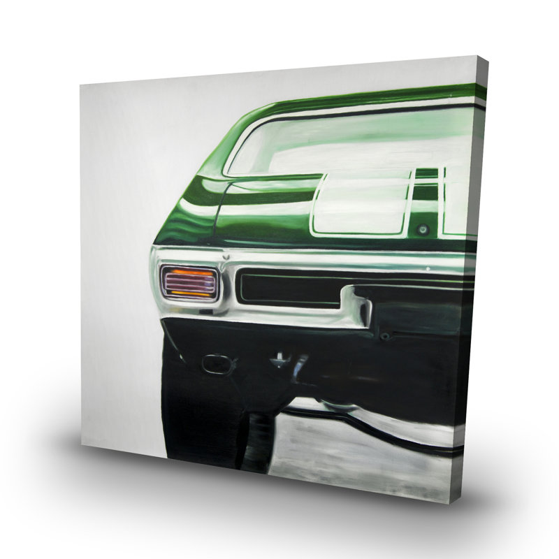 Classic car - 32"x32" art on canvas