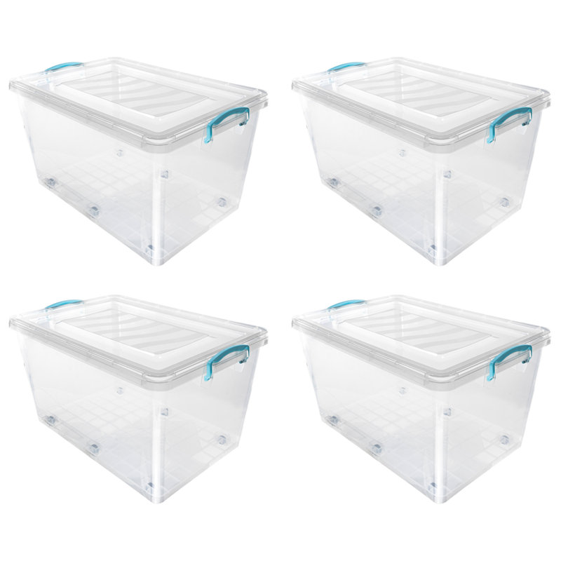 Plastic Decorative Bin, 32.5cm H x 41cm W x 61cm D