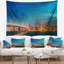 Cityscape de l’horizon san francisco de polyester au tapisserie de nuit avec accessoires suspendus inclus-28500893