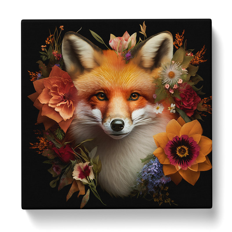 Fox Floral Art - Print