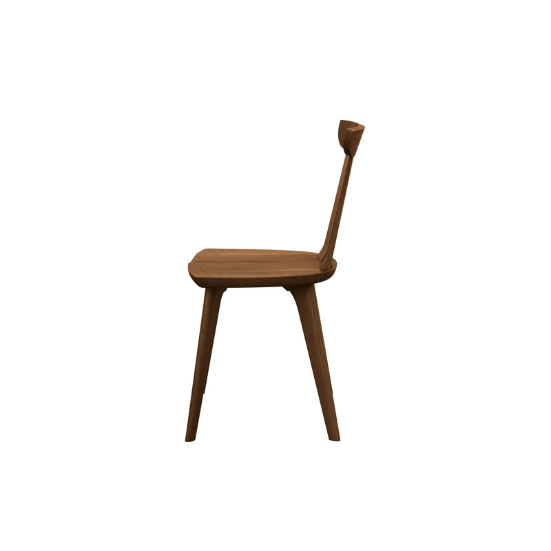 Estelle Solid Wood Dining Chair, Saddle Cherry