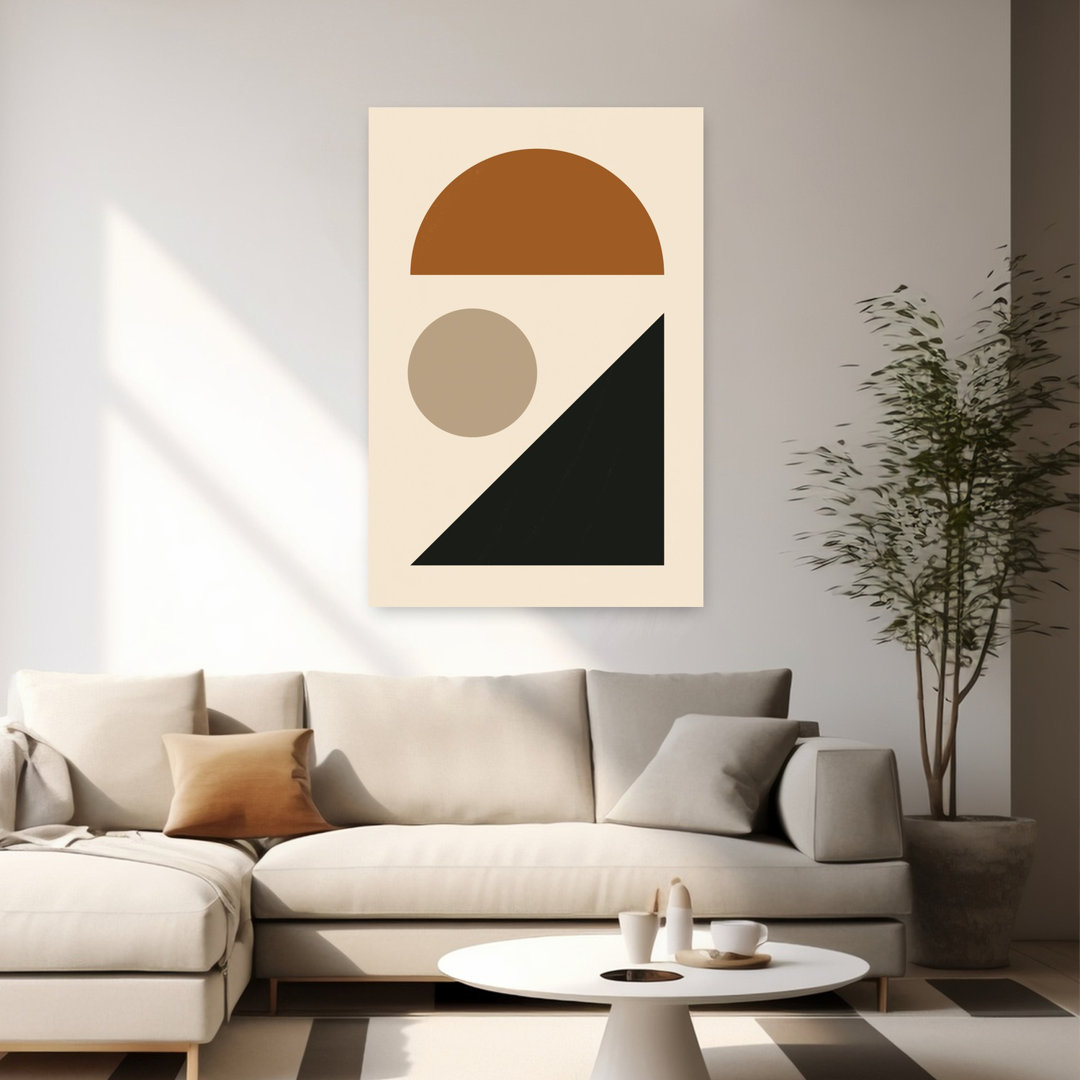 Contemporary Art Geometric Minimalist Abstract Wall Art