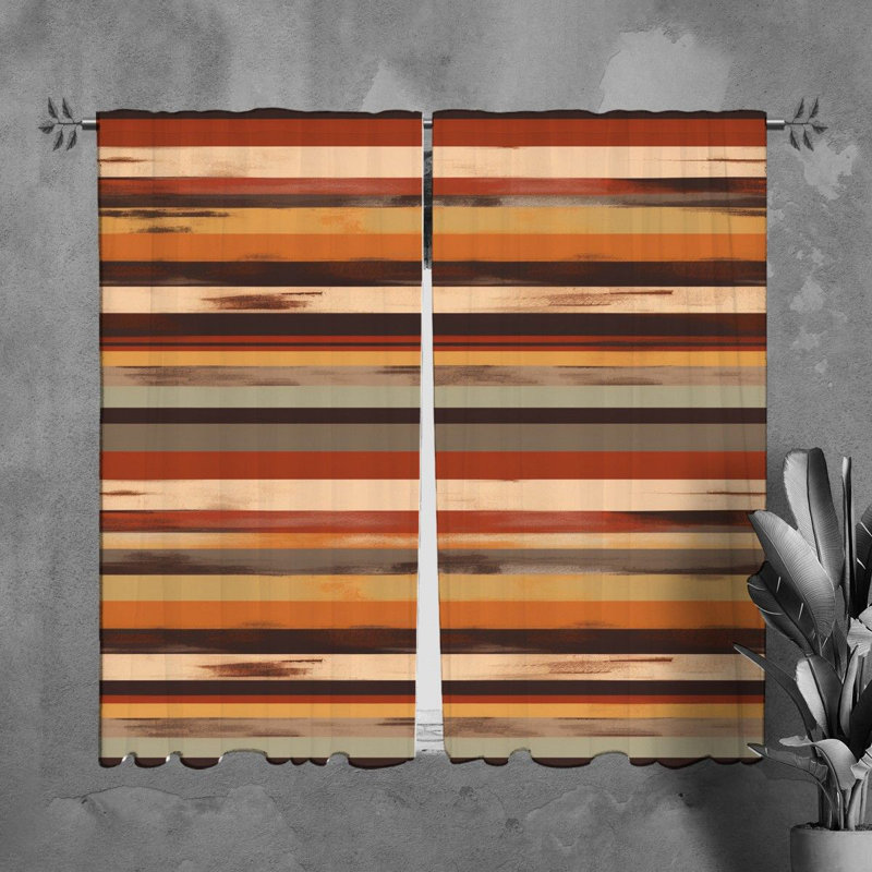 Leallen Room Darkening Curtain Pair, 20" W x 61" L