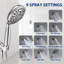 Showering Components Wall Mounted Tub Spout Trim with Diverter and Handshower