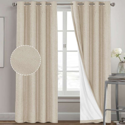 Dawain 100% Blackout Thermal Curtain Panels