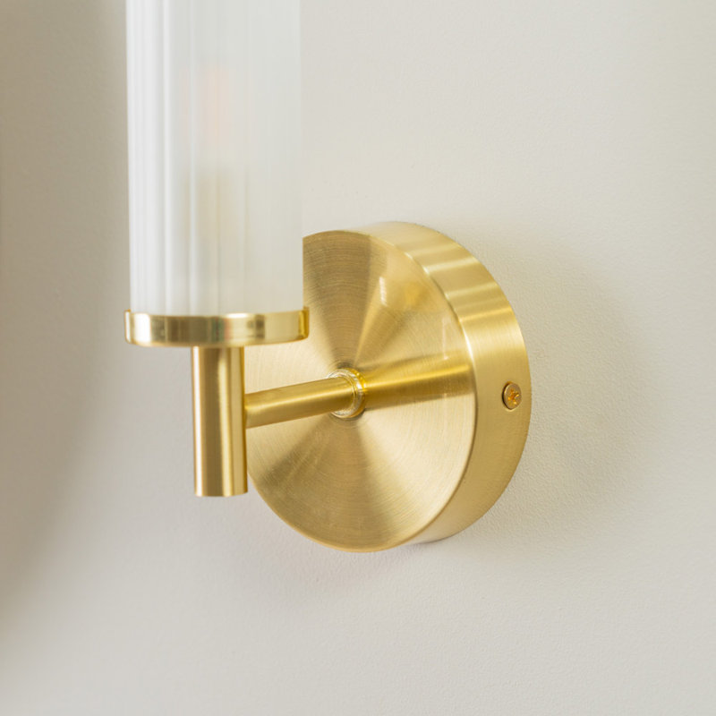 Adiell Glass Armed Sconce, Yes, Matte Black