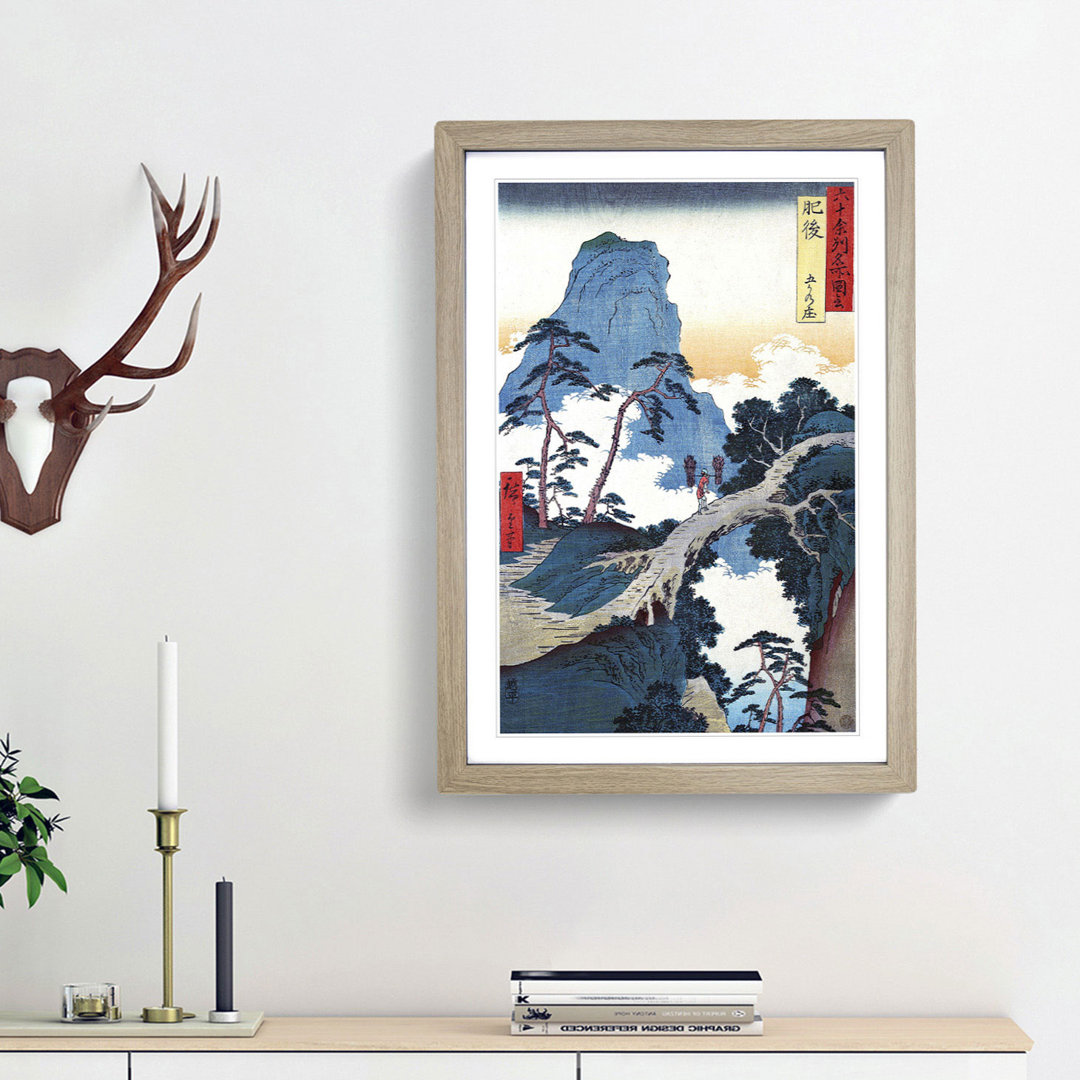 Goka No Sho by Utagawa Hiroshige - Framed Print